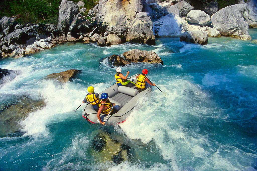 riding the rapids